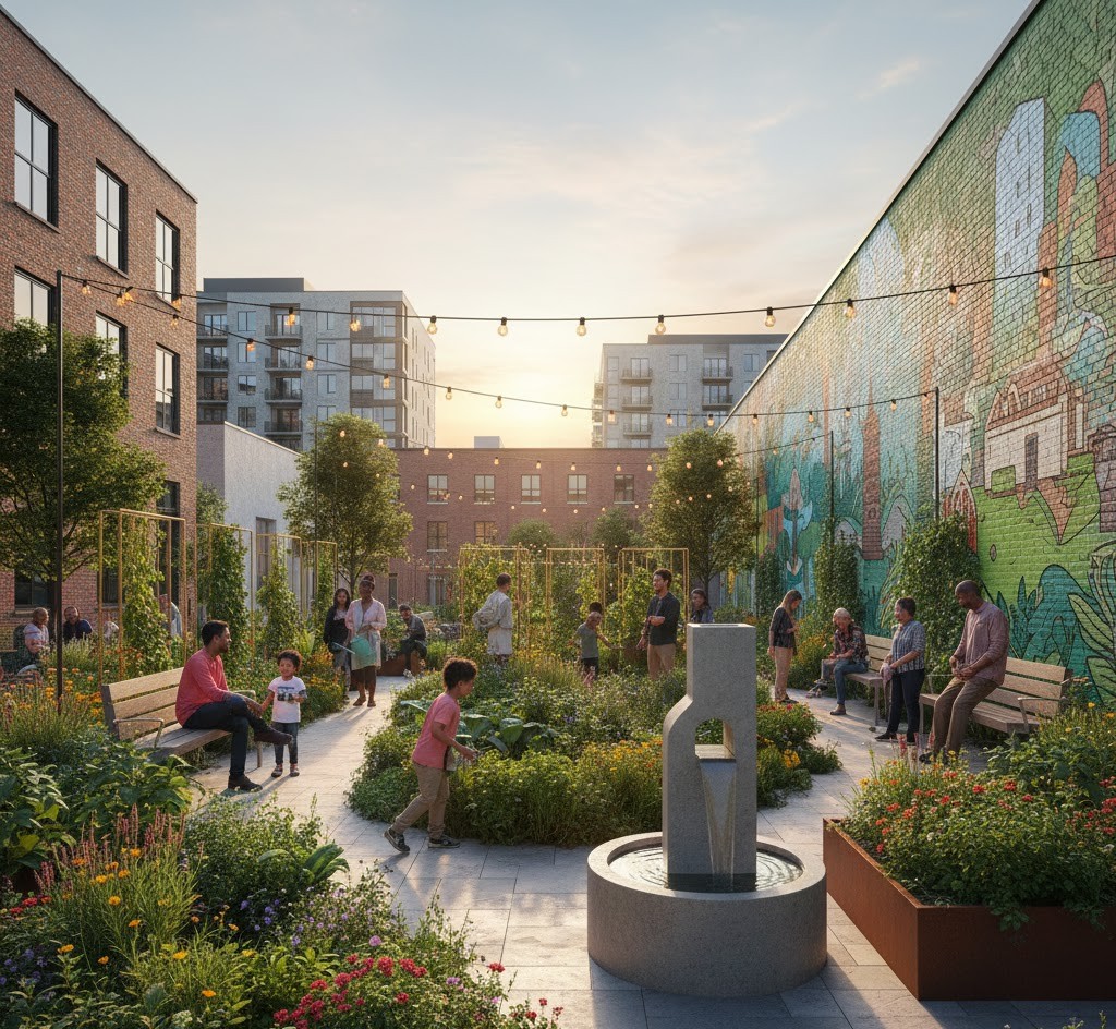 Urban landscape transformation project