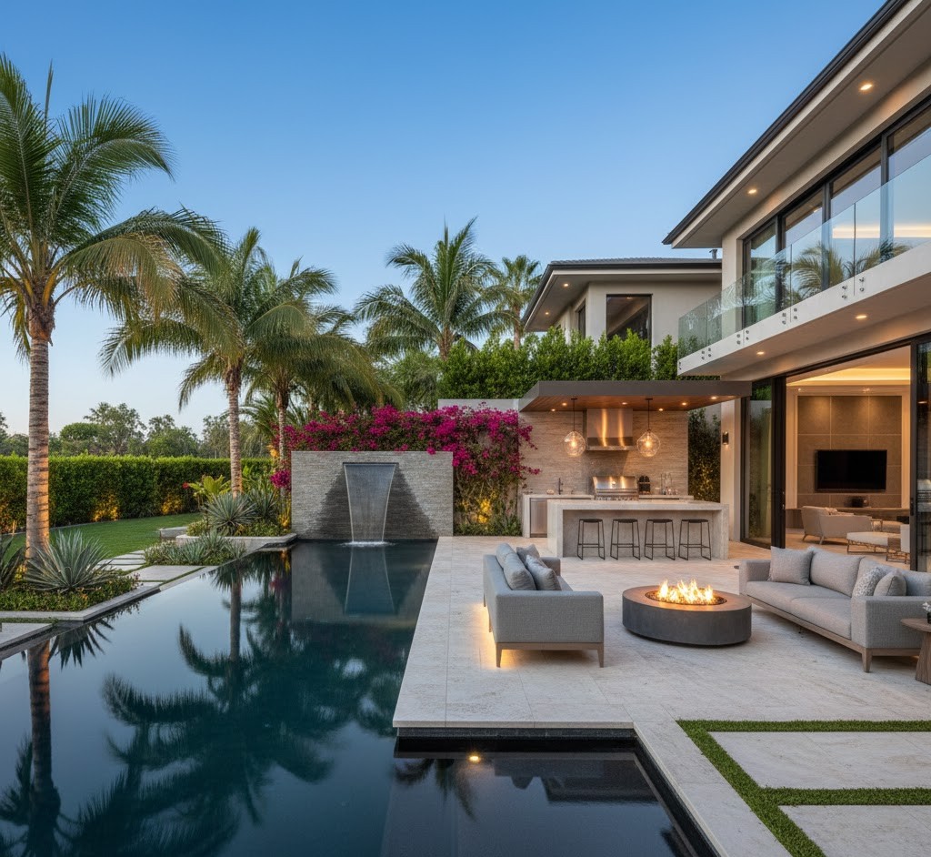 Luxury residential landscape design