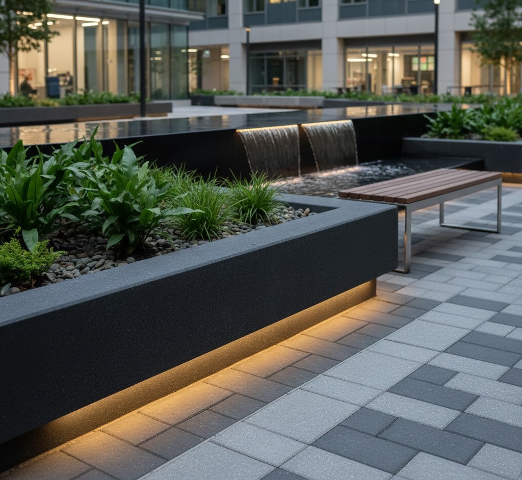 Commercial landscape design